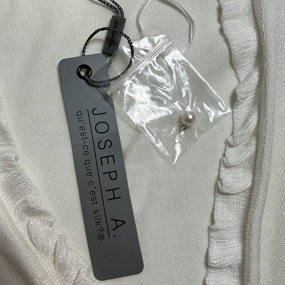 NWT Joseph A Ivory Women’s Cardigan Size L - Picture 8 of 15
